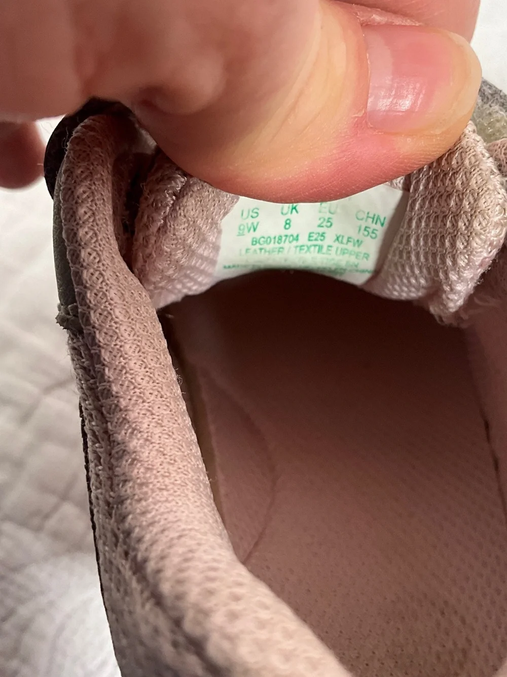 Kids Athletic Sneakers in Taupe and Pink - Comfortable Everyday Shoes